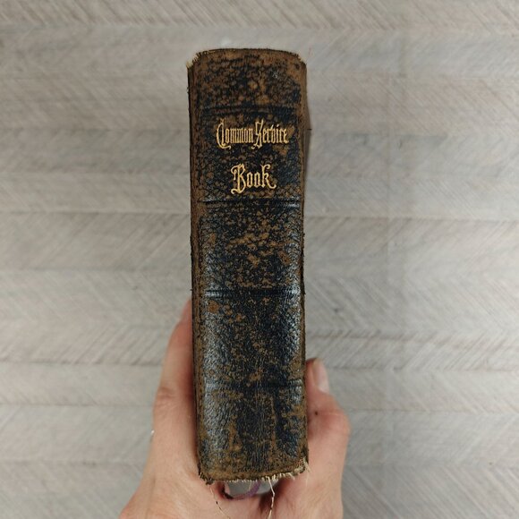 1919 Common Service Book Of The Lutheran Church Leather Vintage Collectible - Picture 6 of 8